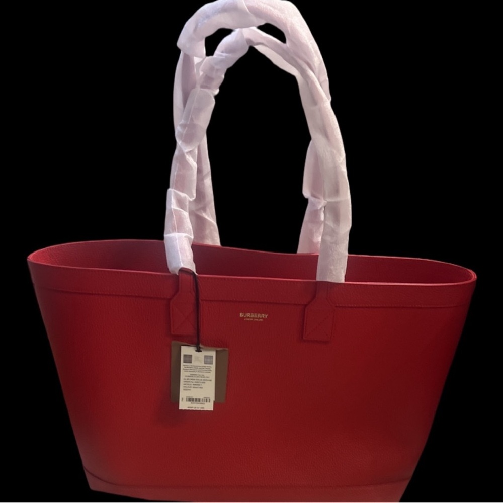 Burberry Red Women's Tote Bag - Picture 3 of 10